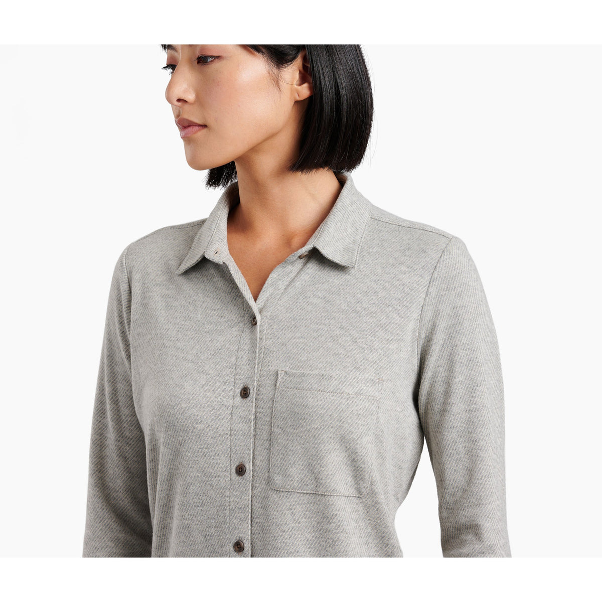 Kuhl Womens Innovatr Knit Flannel - Flint