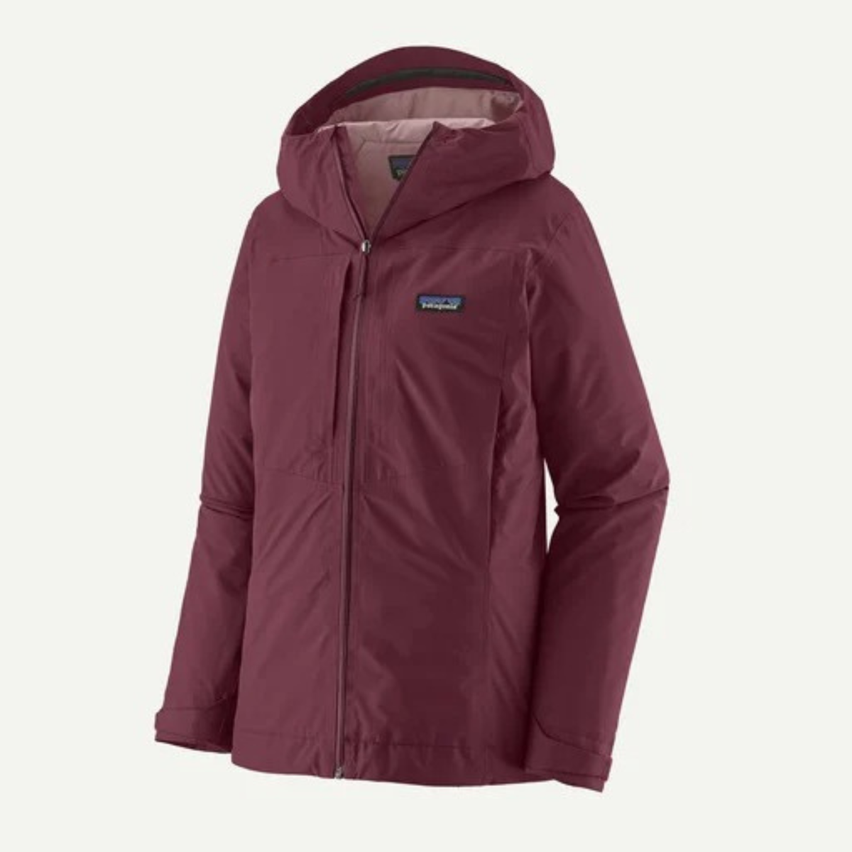 Patagonia Womens Insulated Boulder Fork Rain Jacket-Berry Fig