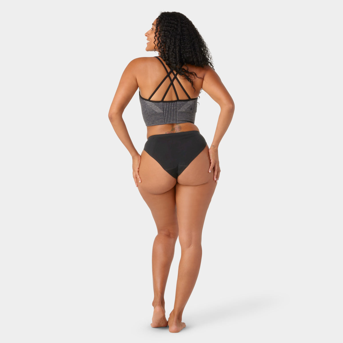 Smartwool Womens Intraknit Bikini Boxed - Black