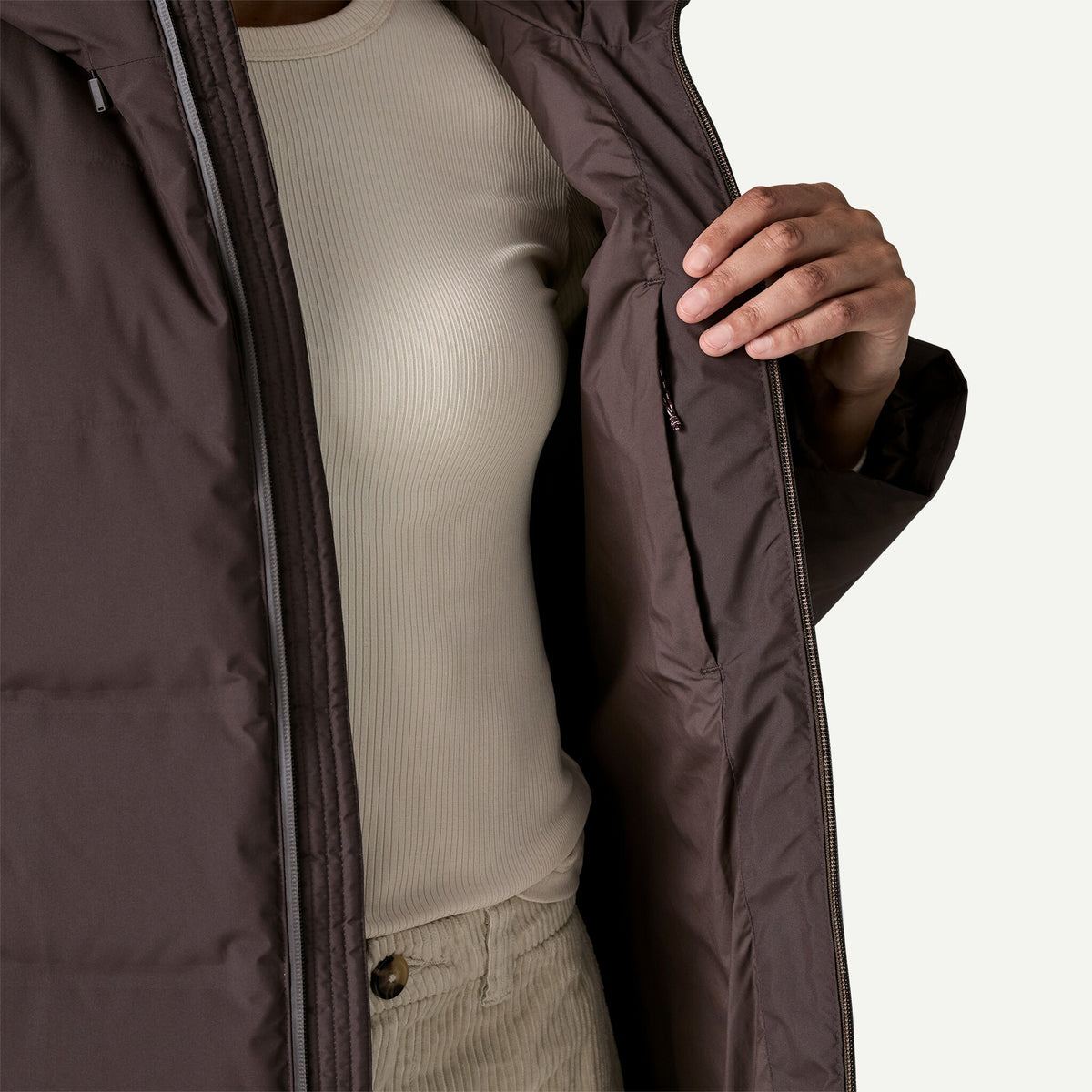 Patagonia Womens Jackson Glacier Parka - DNBR_Den Brown