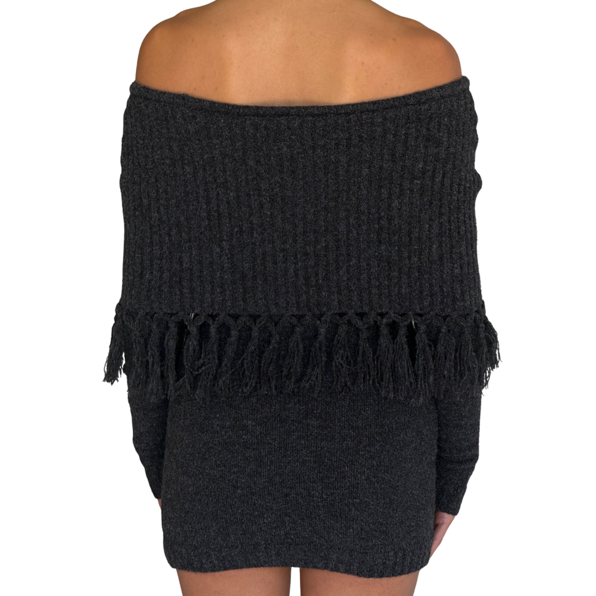 Frankies Bikinis Womens Jane Knit Dress-Winter Skies
