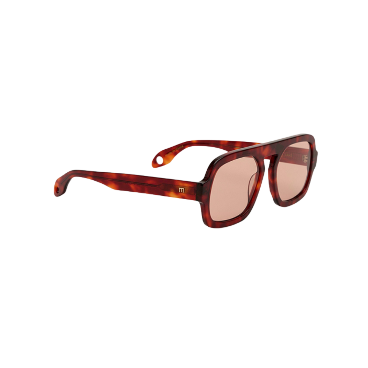 Elisa Johnson Womens Jane in Dark Red Tortoise Maroon Lens-Dark Red Tortoise