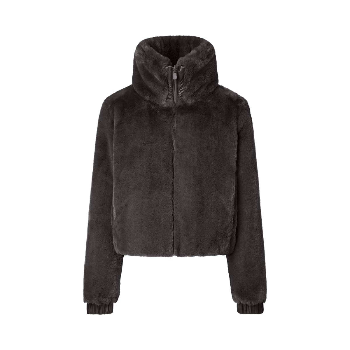 Save The Duck Womens Jeon Jacket FURY23-40009_Brown Black