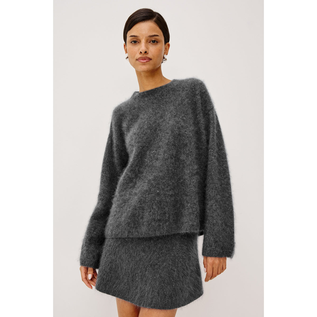Rails Womens Joel Sweater in Charcoal - Charcoal