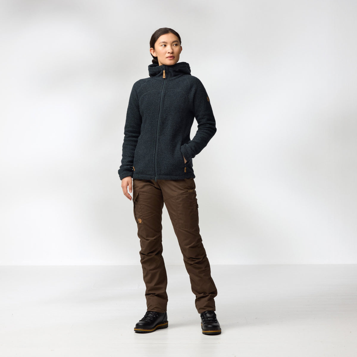 Fjallraven Womens Kaitum Fleece - Black Oak