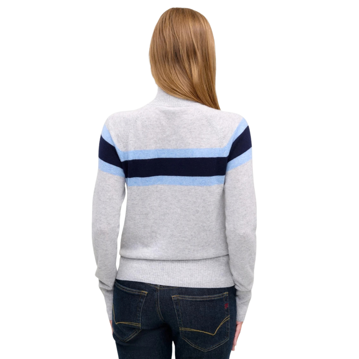 Frankies Bikinis Womens Kingston Cashmere Knit Zip Up-Notebook
