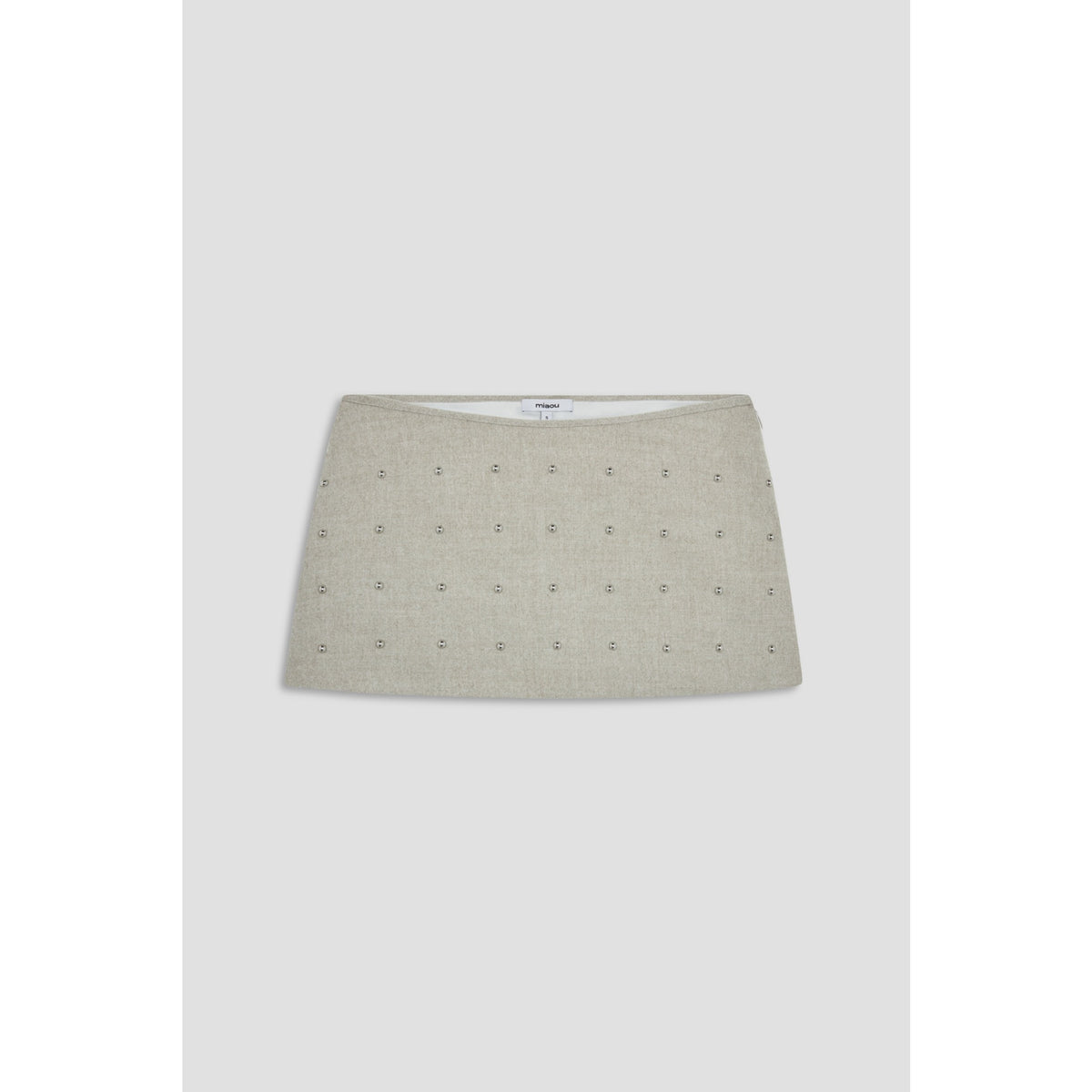 Miaou Womens Kira Skirt in Grey - Grey