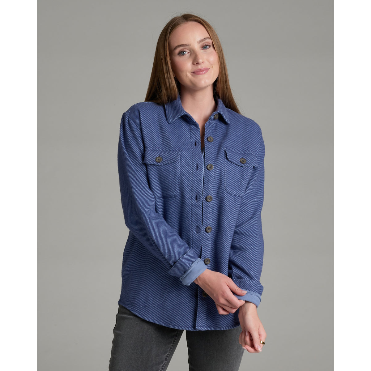Kuhl Womens Kove ShirtJak - Deep Periwinkle
