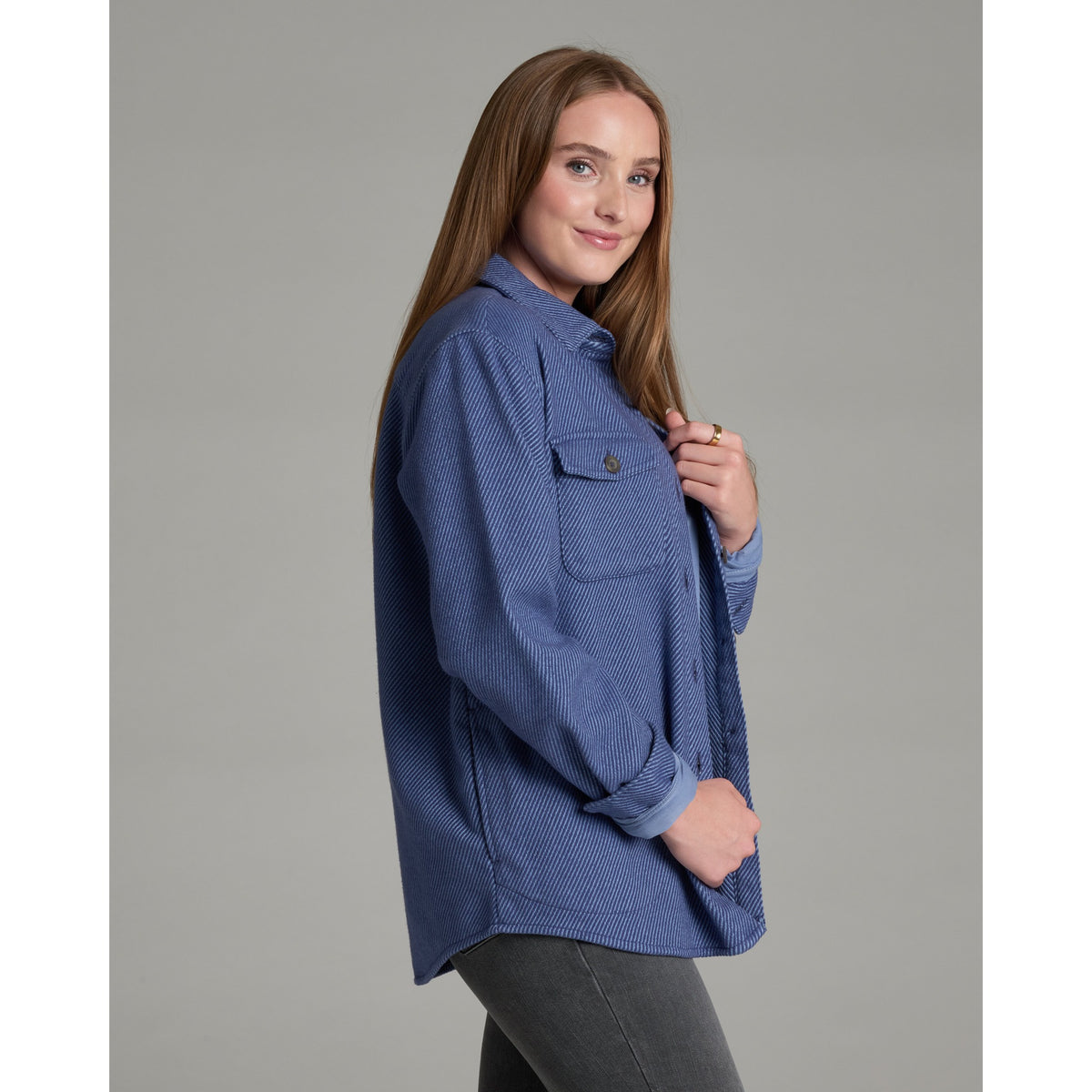 Kuhl Womens Kove ShirtJak - Deep Periwinkle