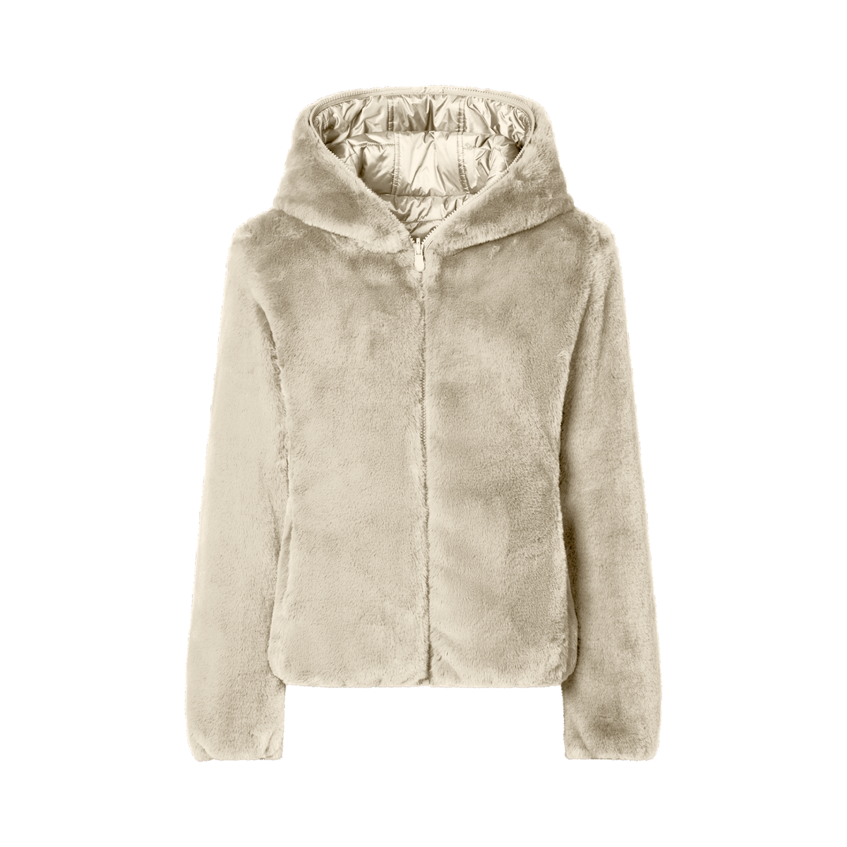 Save The Duck Womens Laila Jacket FURY23-40034_Shore Beige