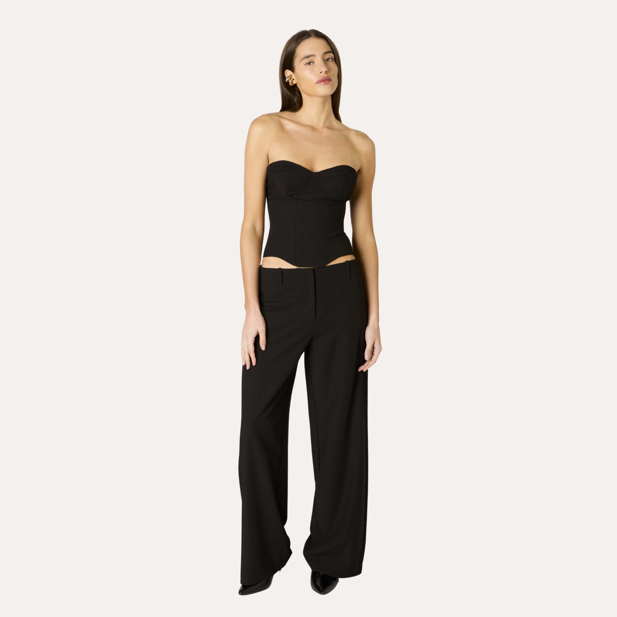 Place Showroom Womens Lavinia Top- Black