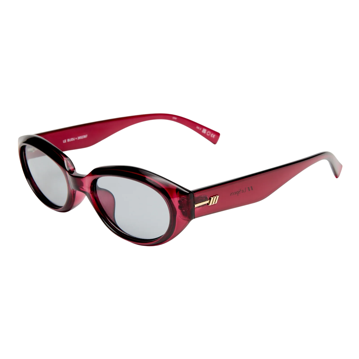 Le Specs Womens Le Bijou + Sunglasses- Mulberry
