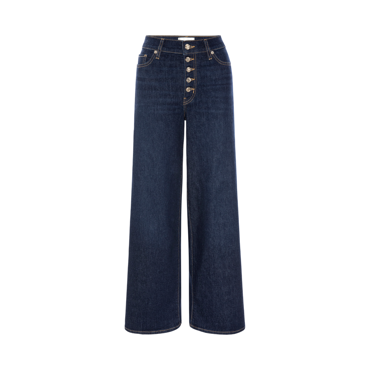Frame Denim Womens Le Slim Palazzo Exposed Button in Fairway Fairway