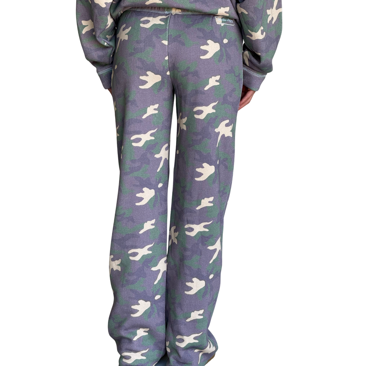 Frankies Bikinis Womens Legacy Terry Sweatpant-Classic Camo
