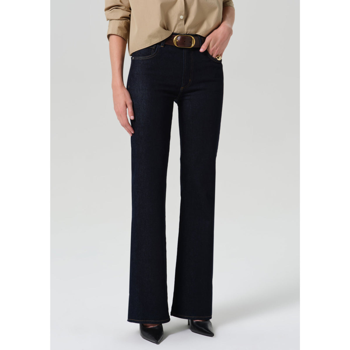 Citizens Of Humanity Womens Lilah 32.5" in Inky Rise - Inky Rise