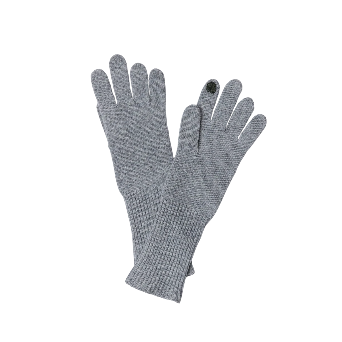 Hat Attack Womens Lined Smart Gloves-Grey