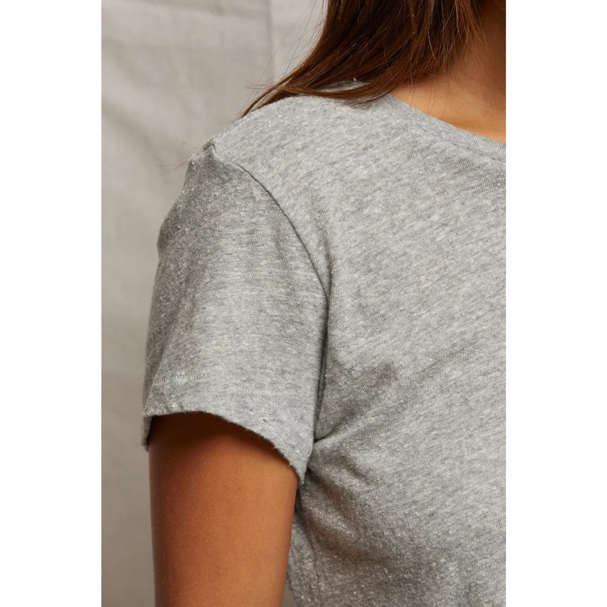 Perfect White Tee Womens Lisa Recycle Cotton Slim Crew Tee