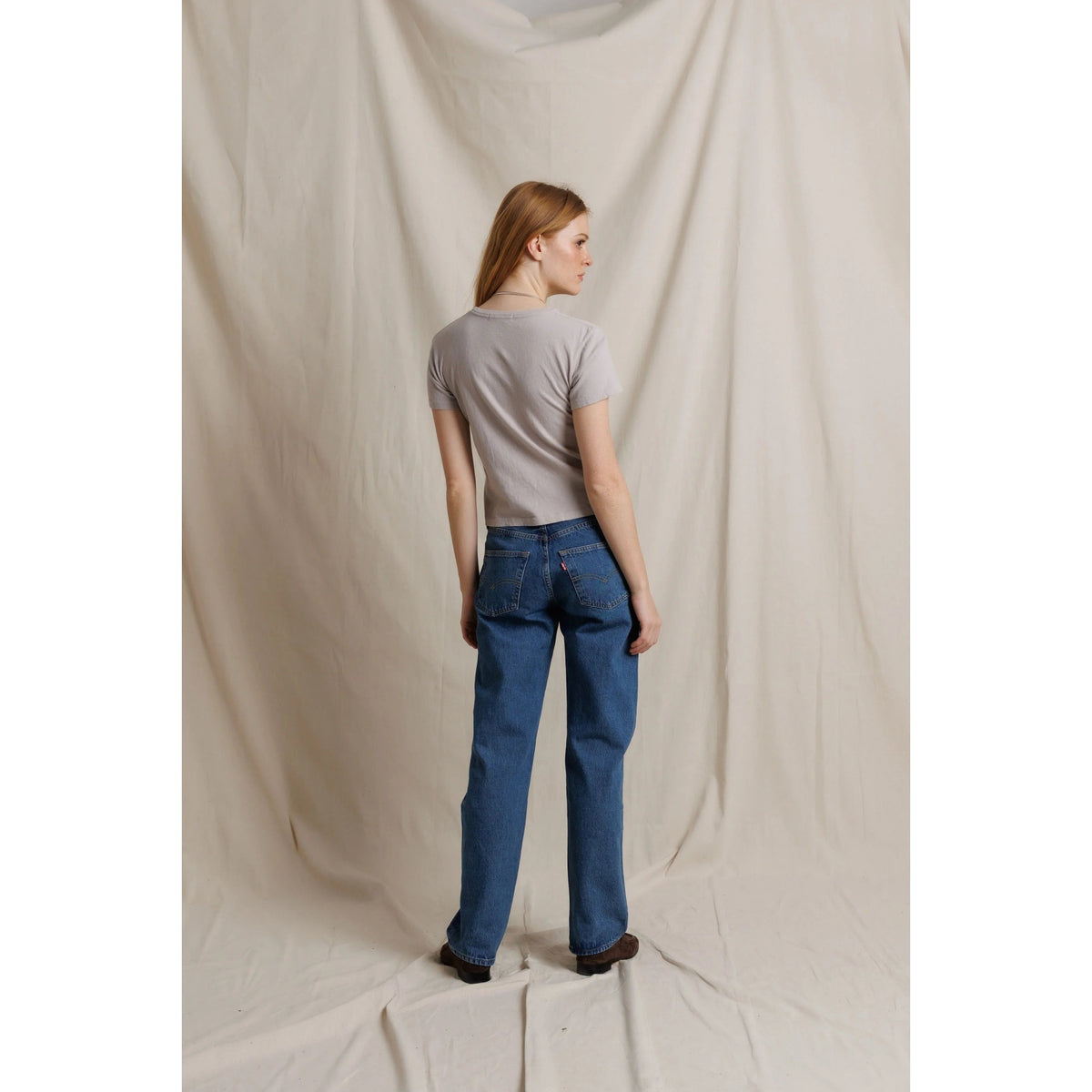 Perfect White Tee Womens Lisa Recycle Cotton Slim Crew Tee