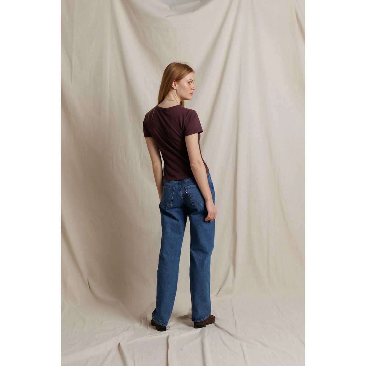 Perfect White Tee Womens Lisa Recycle Cotton Slim Crew Tee