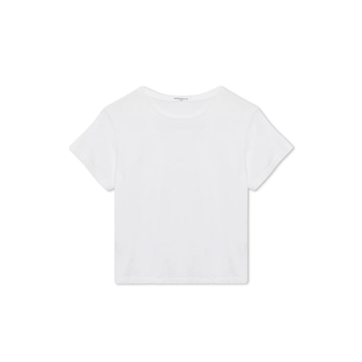 Perfect White Tee Womens Lisa Recycle Cotton Slim Crew Tee