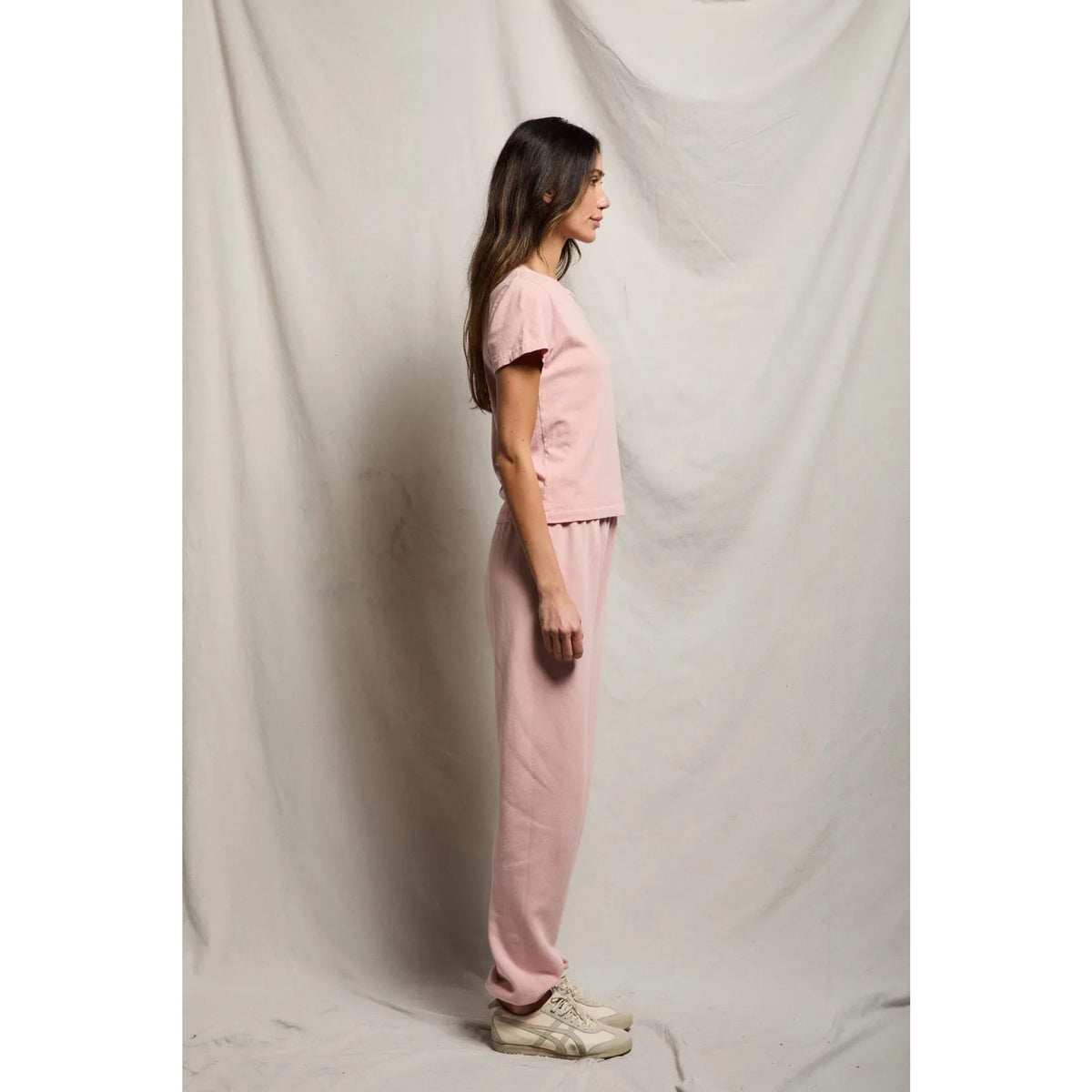 Perfect White Tee Womens Lisa Recycle Cotton Slim Crew Tee