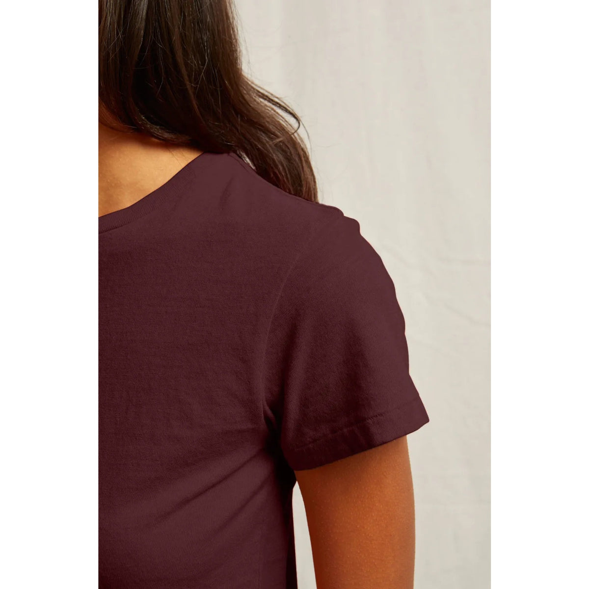 Perfect White Tee Womens Lisa Recycle Cotton Slim Crew Tee