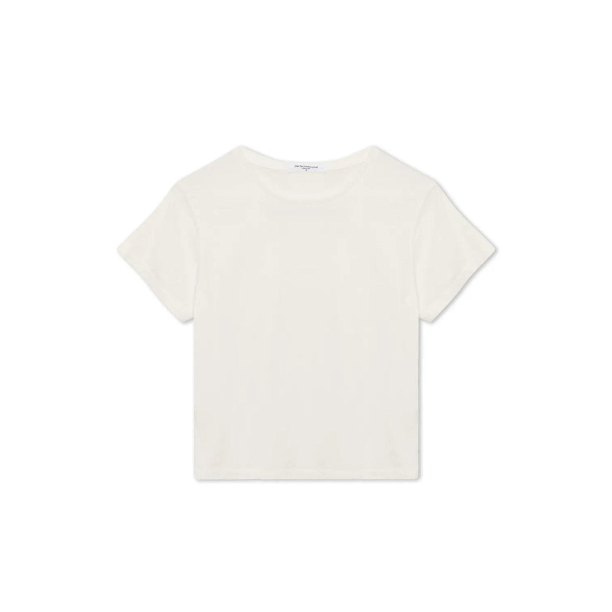 Perfect White Tee Womens Lisa Recycle Cotton Slim Crew Tee