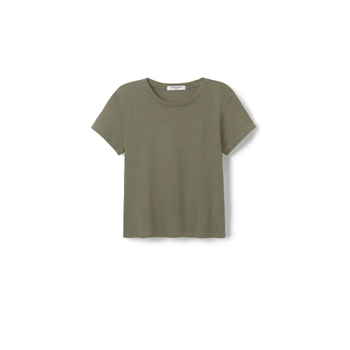 Perfect White Tee Womens Lisa Recycle Cotton Slim Crew Tee