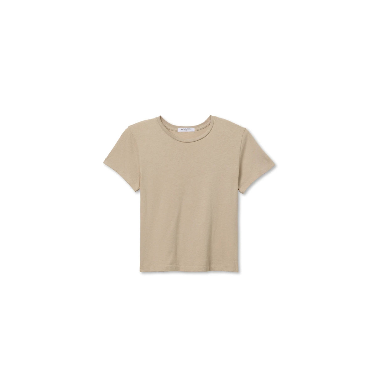 Perfect White Tee Womens Lisa Recycle Cotton Slim Crew Tee