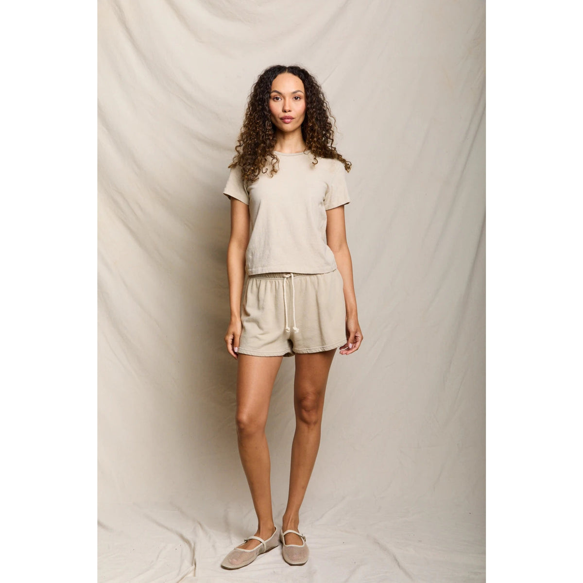 Perfect White Tee Womens Lisa Recycle Cotton Slim Crew Tee