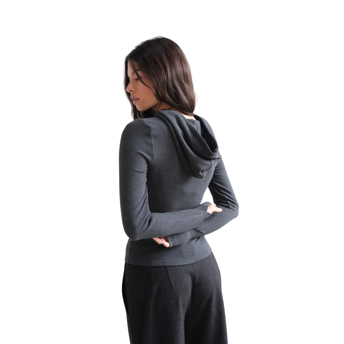 Geel Womens Lou Top-Charcoal
