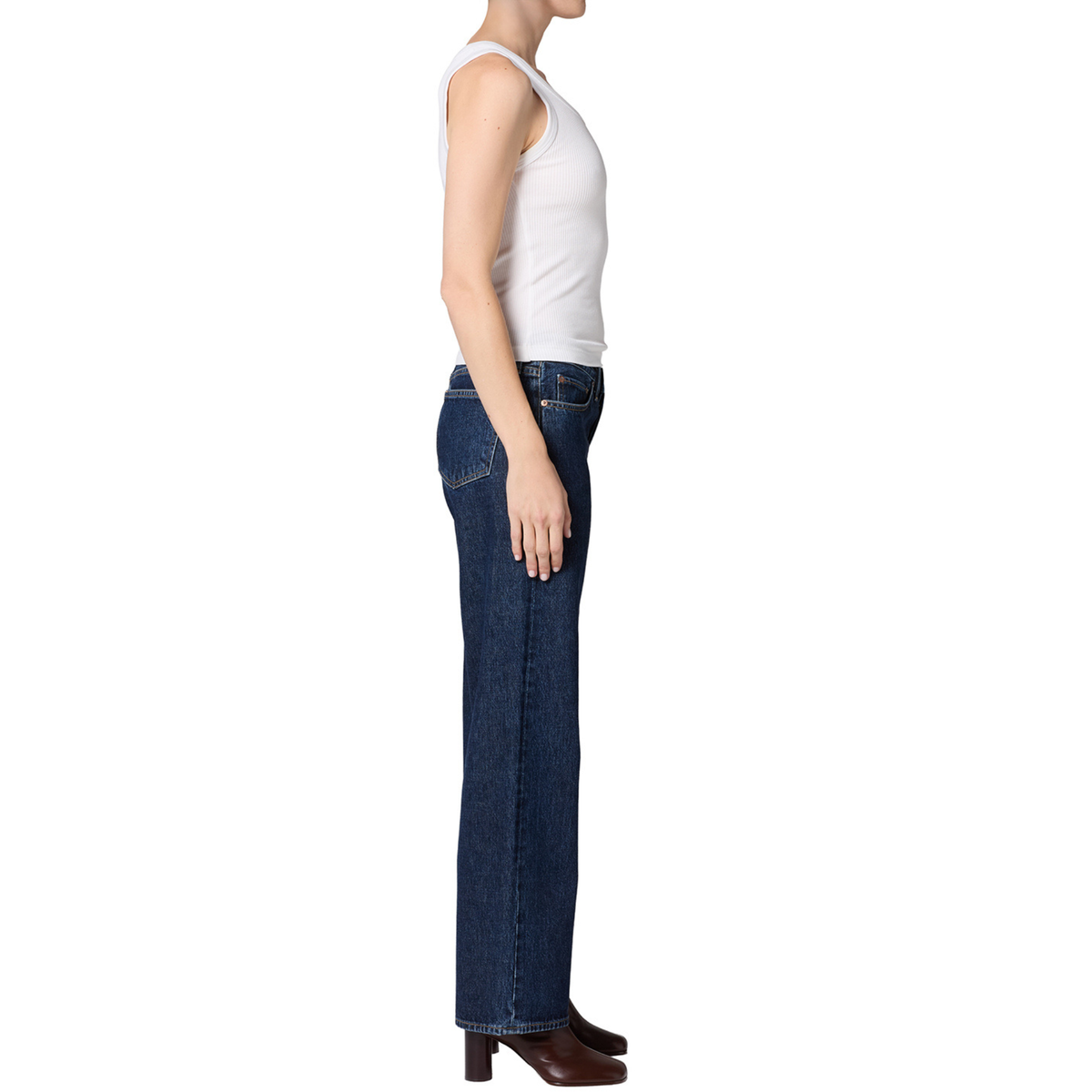 Agolde Womens Low Rise Loose in Pendulum-Pendulum