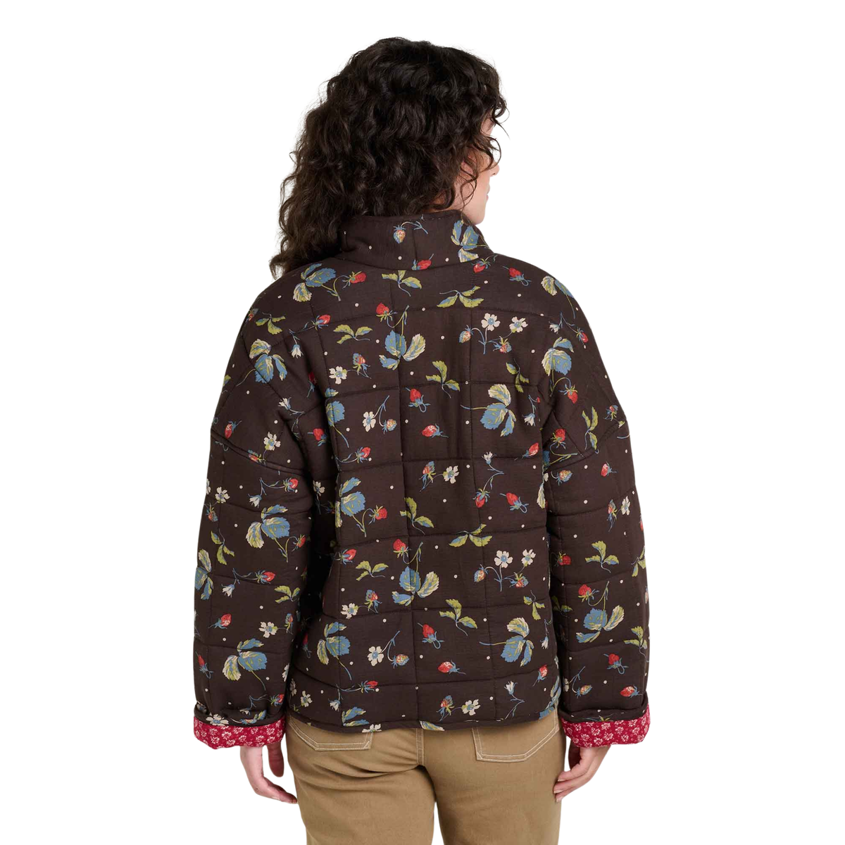 Toad & Co Womens Manzana Quilted Jacket-Barnwood Print
