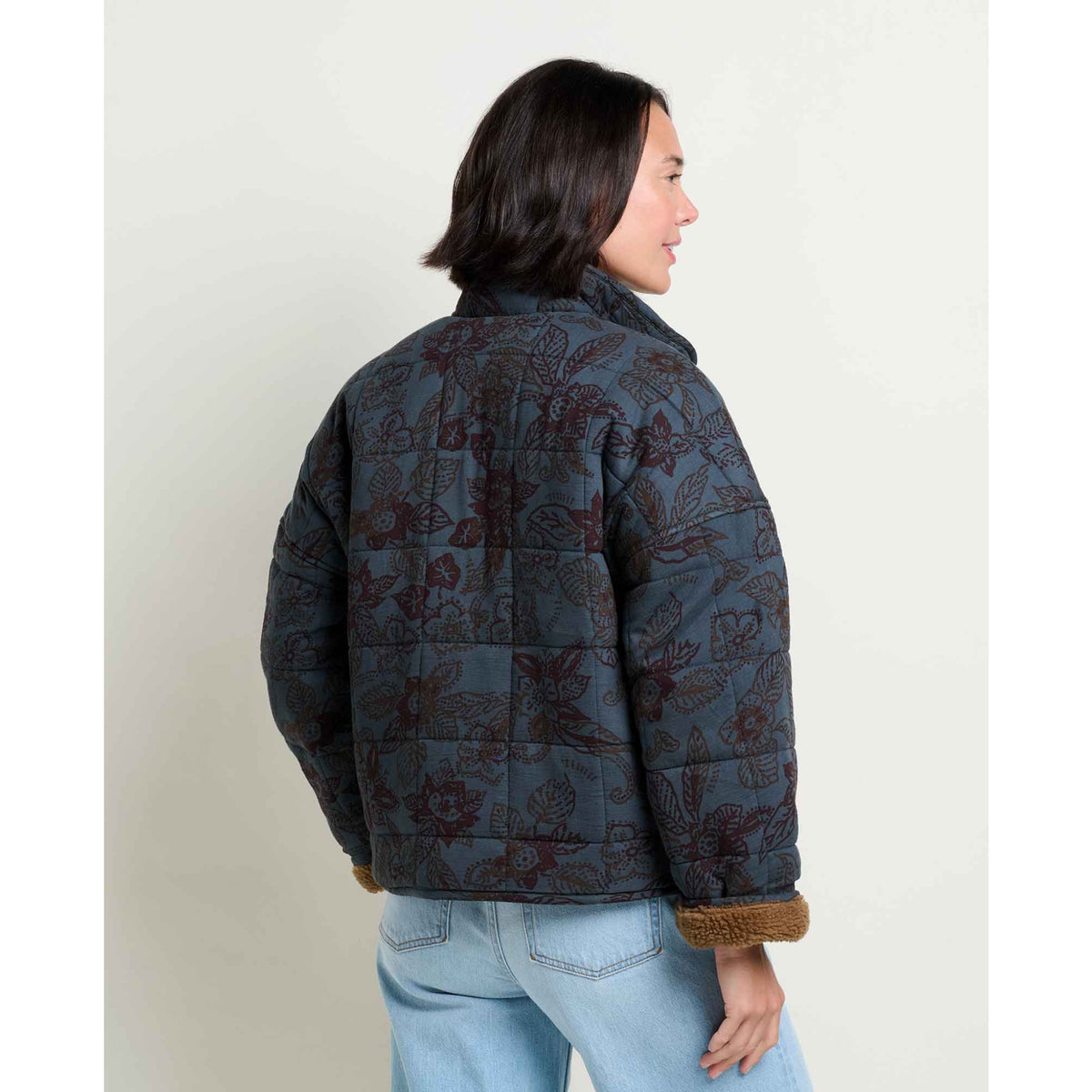 Toad And Co Womens Manzana Quilted Sherpa Jacket