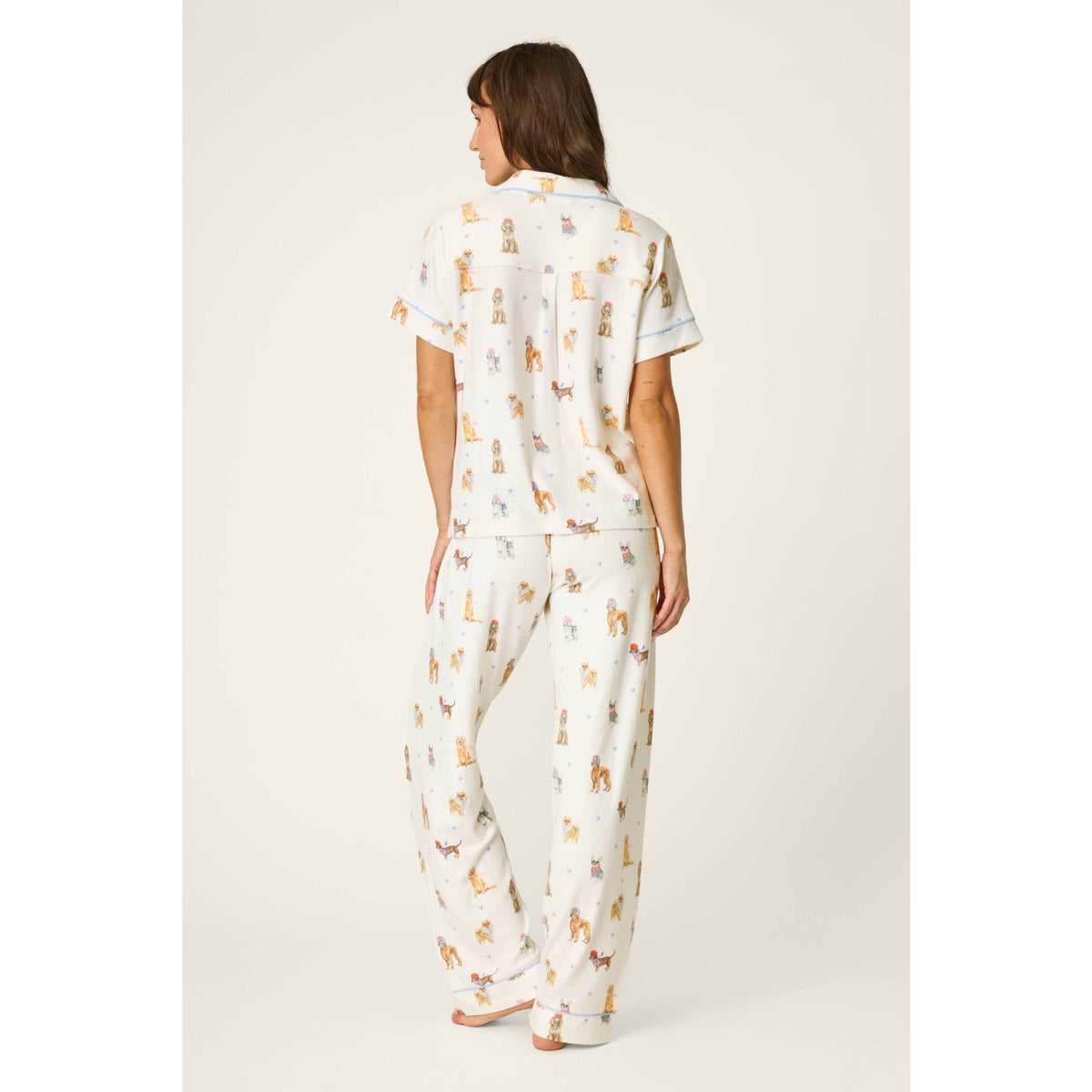 Pj Salvage Womens Meet Me in Pawris PJ Set - Ivory