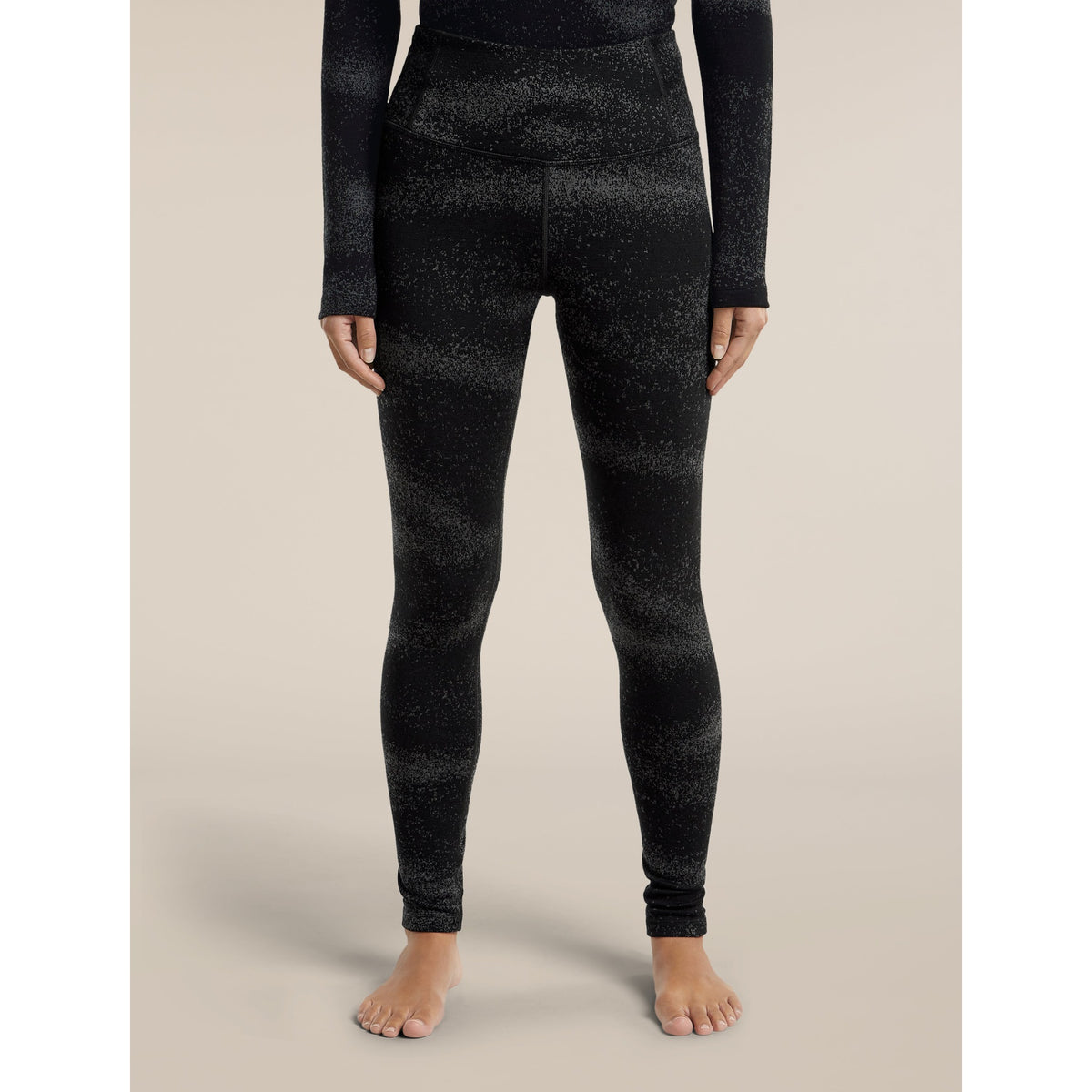 Icebreaker Womens Merino 260 Tech Vertex High Rise Leggings Chillwave