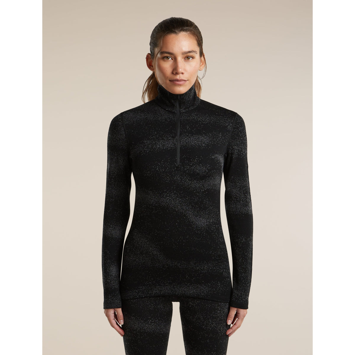 Icebreaker Womens Merino 260 Tech Vertex LS Half Zip Chillwave