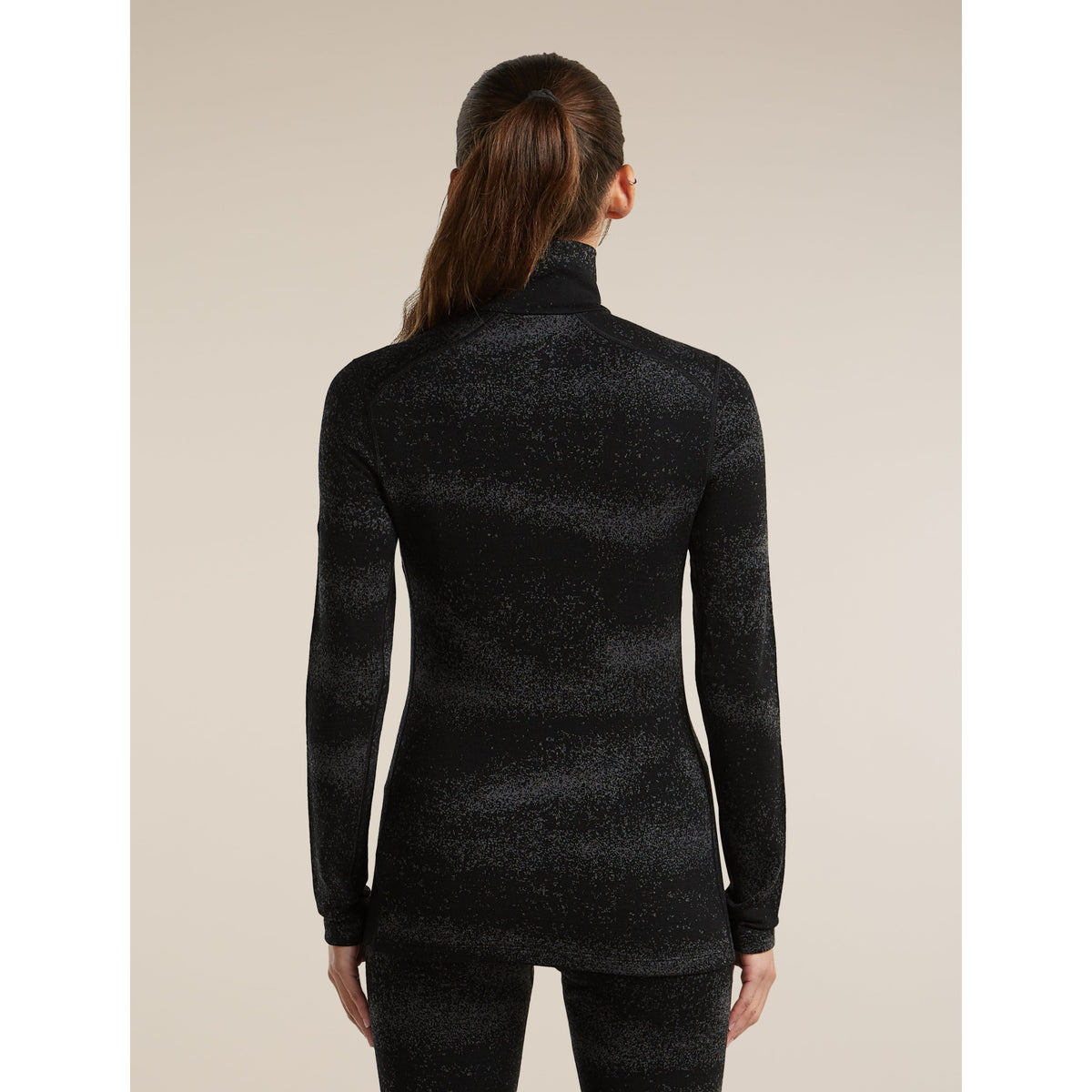 Icebreaker Womens Merino 260 Tech Vertex LS Half Zip Chillwave