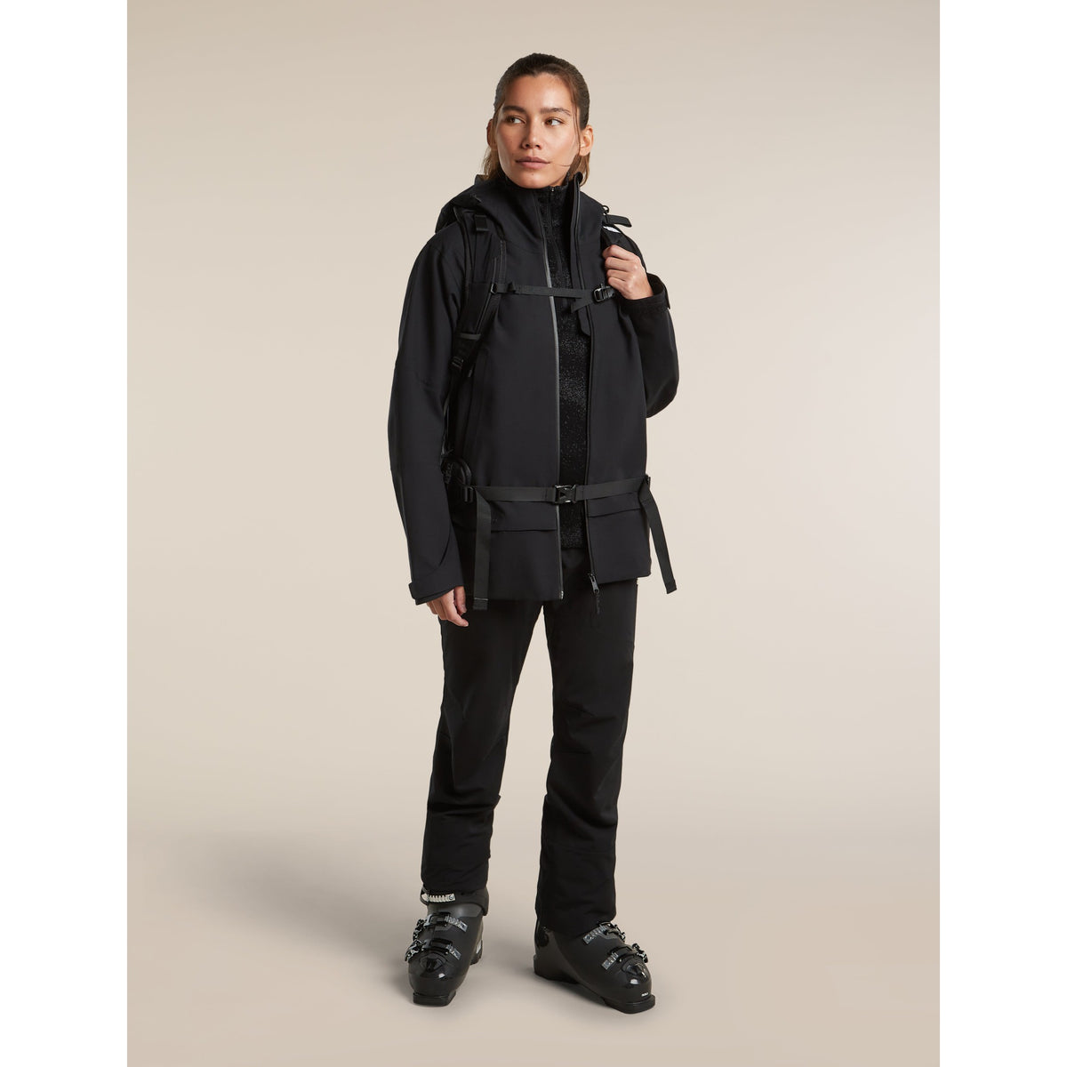 Icebreaker Womens Merino 260 Tech Vertex LS Half Zip Chillwave