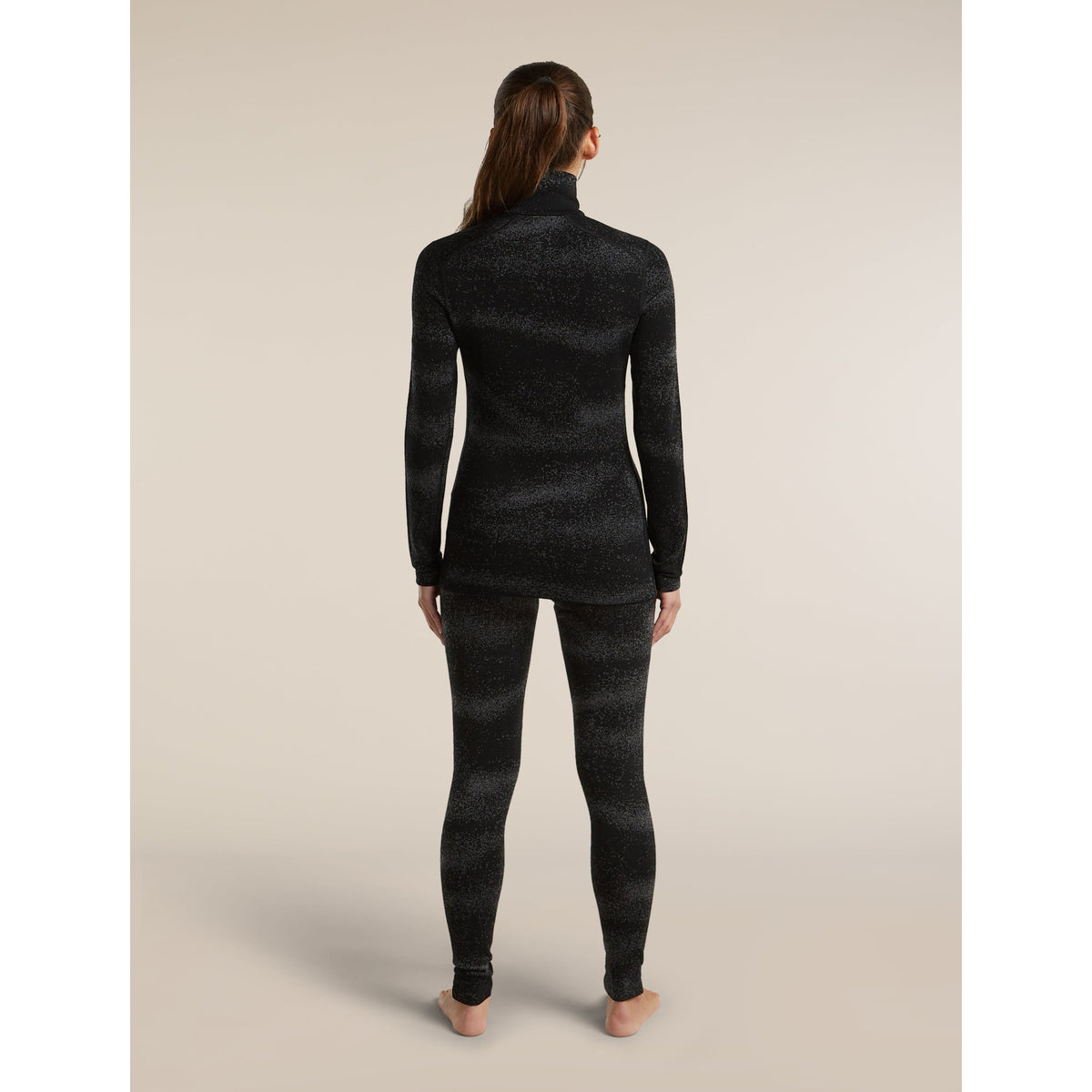 Icebreaker Womens Merino 260 Tech Vertex LS Half Zip Chillwave