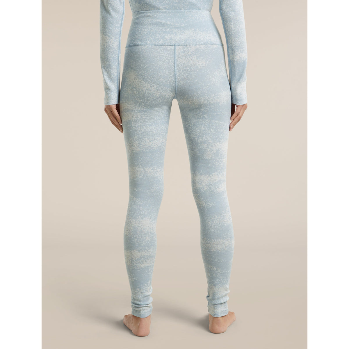 Icebreaker Womens Merino 260 Tech Vertex LS Half Zip Chillwave - Snow/Zinc Blue/J