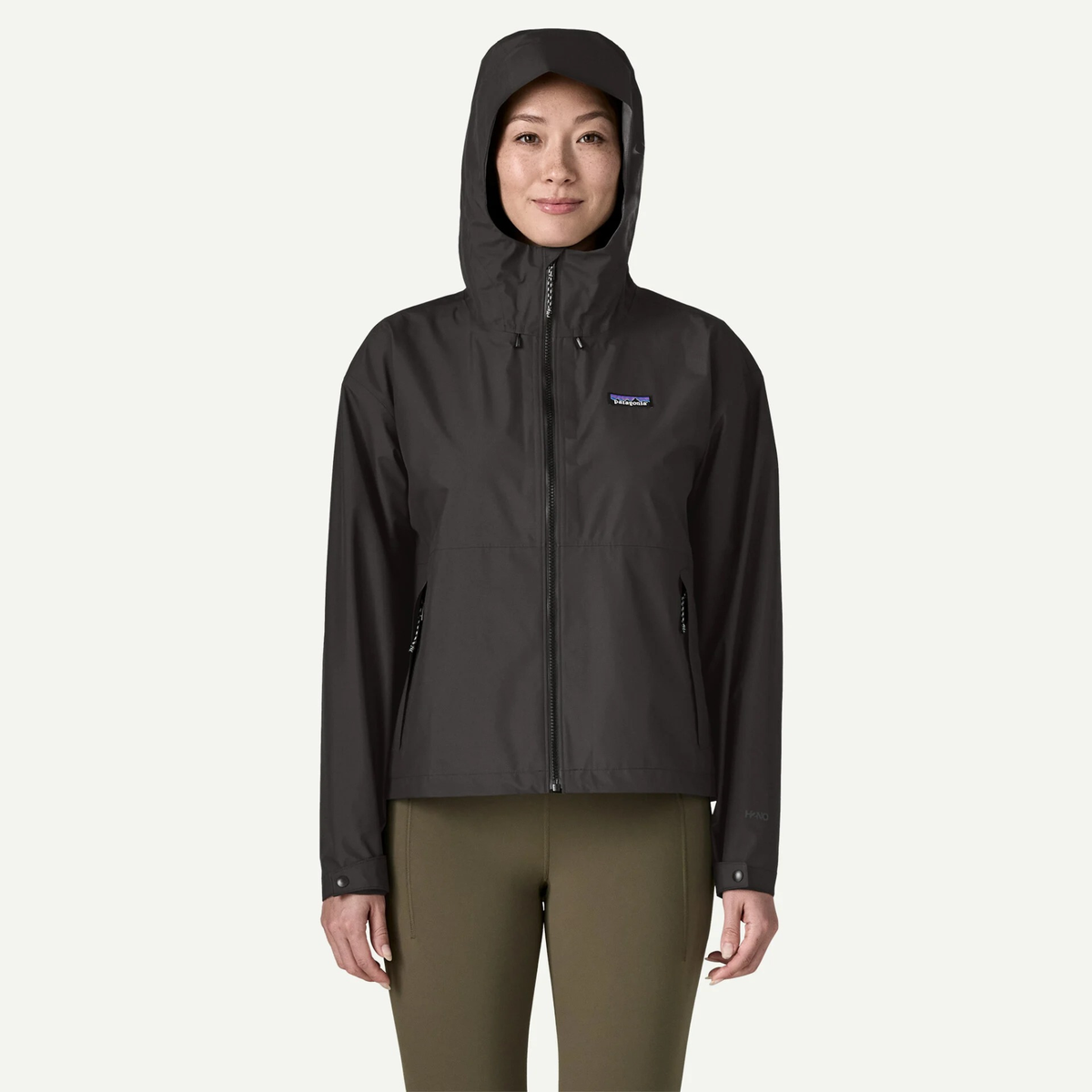 Patagonia Womens Mesa Lane Rain Jacket-Black