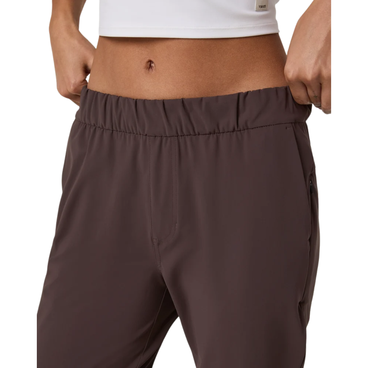Vuori Womens Miles Ankle Pant- French Roast