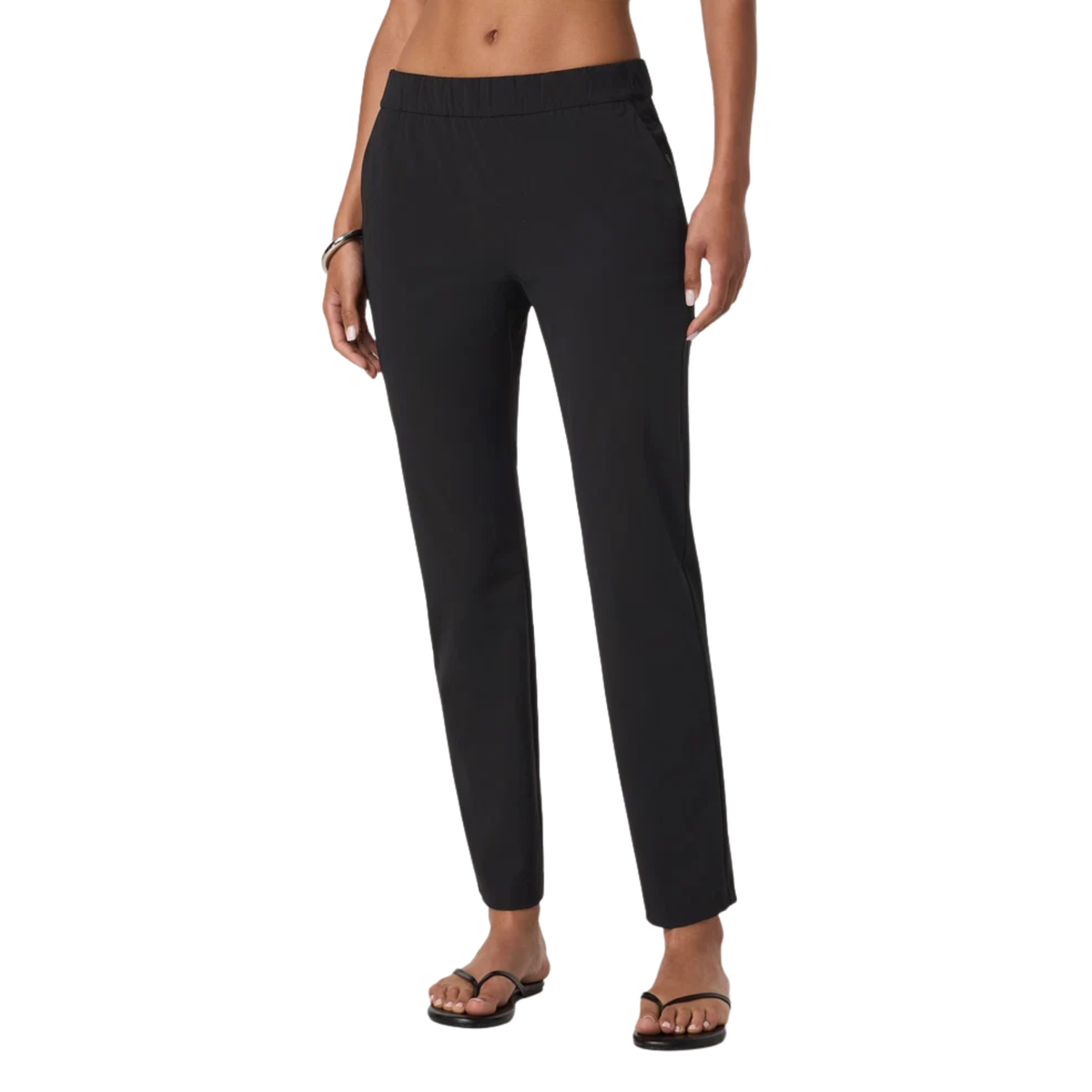 Vuori Womens Miles Ankle Pant-Black