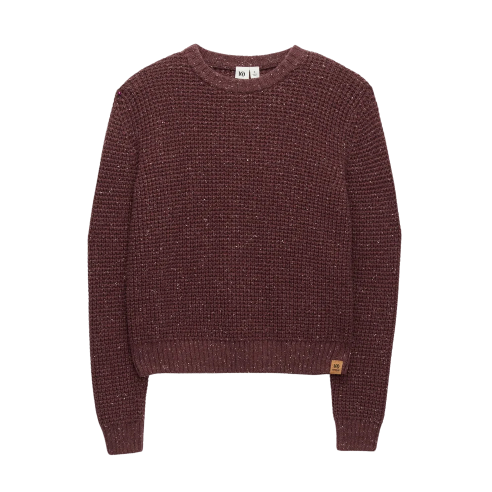 Tentree Womens Morrell Fleck Sweater-6399_Mauve Stone Fleck