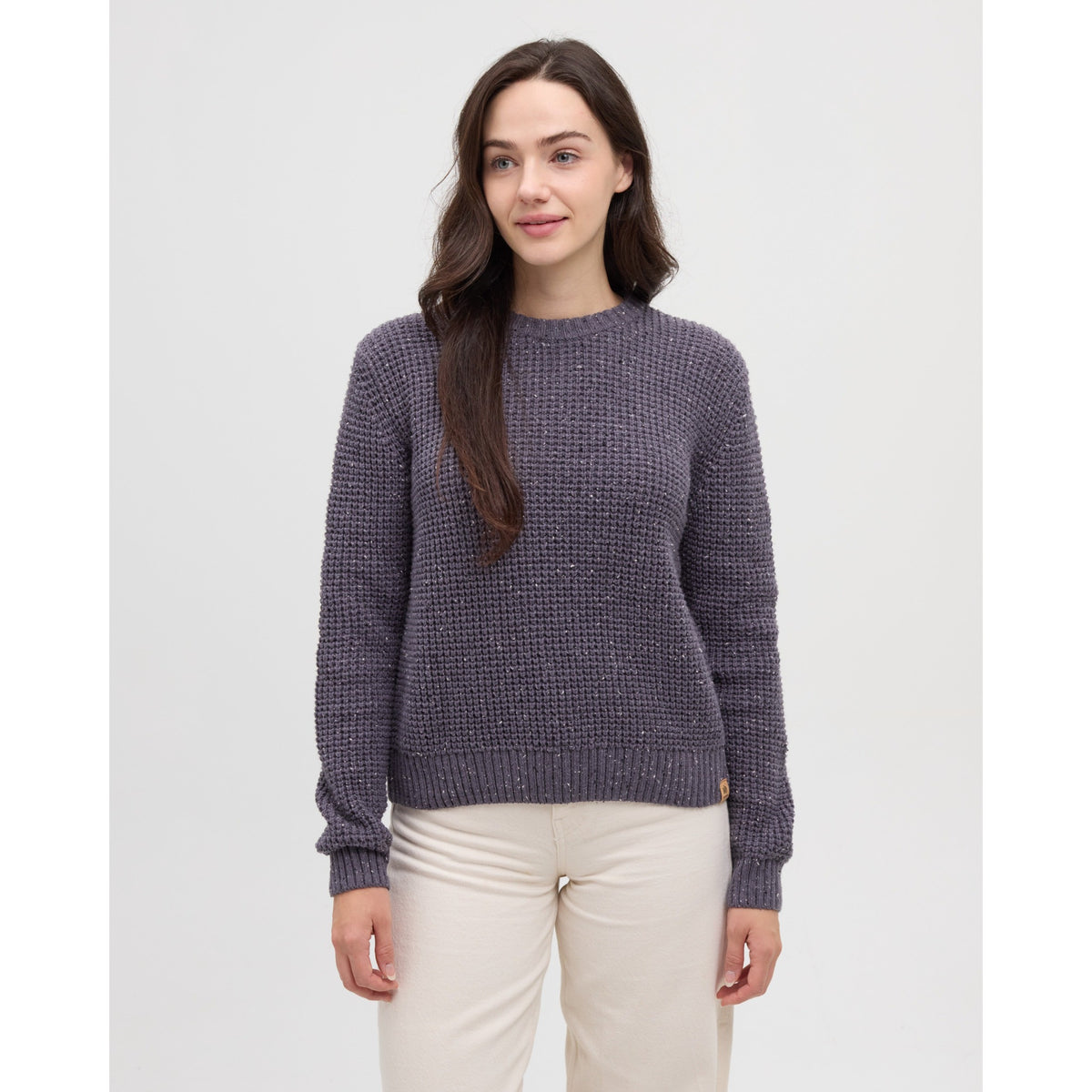 Tentree Womens Morrell Fleck Sweater - Shadow Fleck