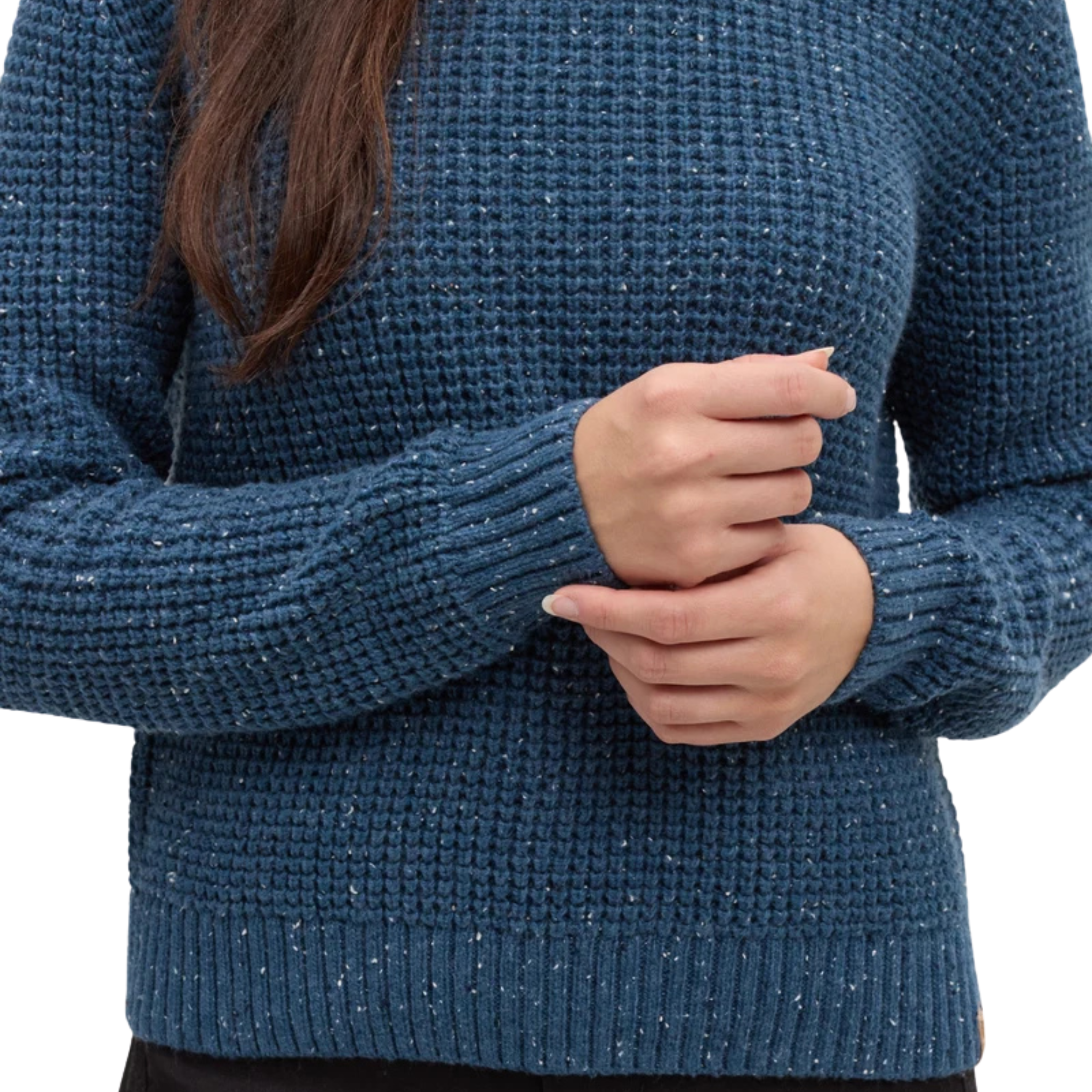 Tentree Womens Morrell Fleck Sweater-6400_Blue Horizon Fleck