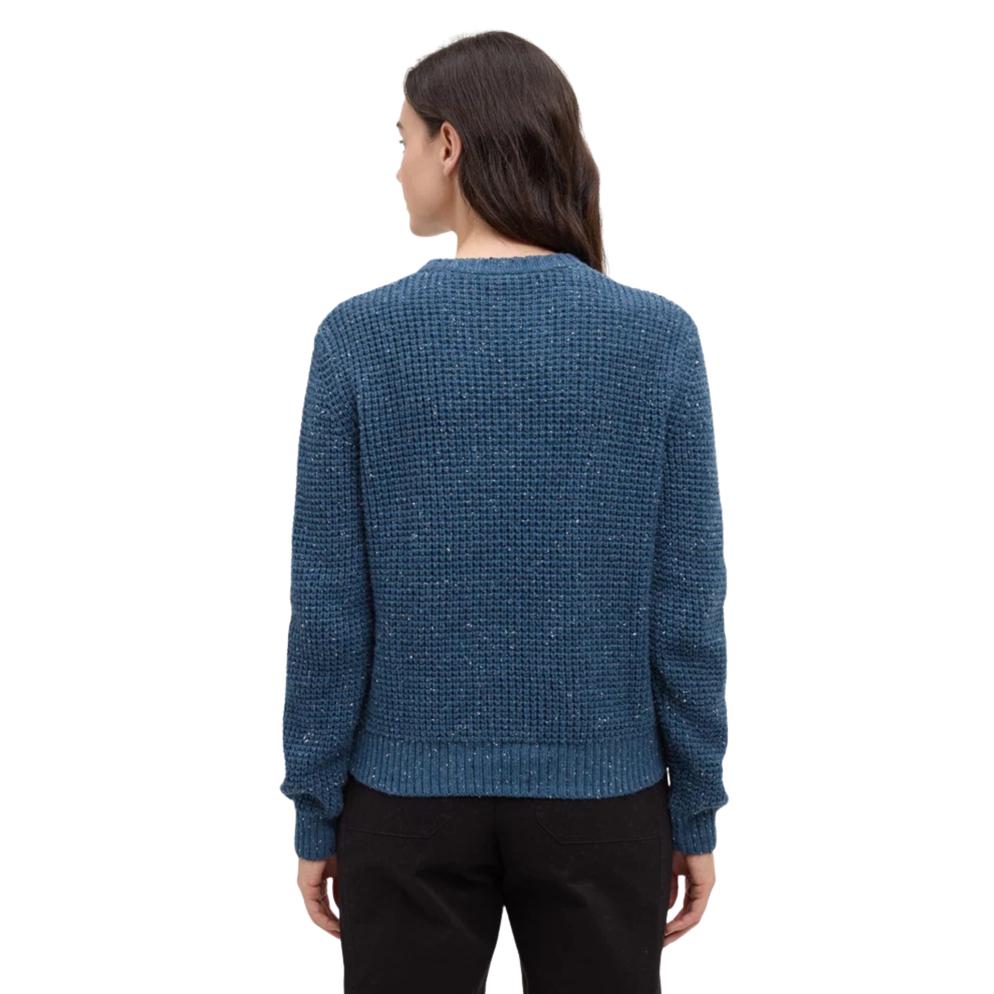 Tentree Womens Morrell Fleck Sweater-6400_Blue Horizon Fleck