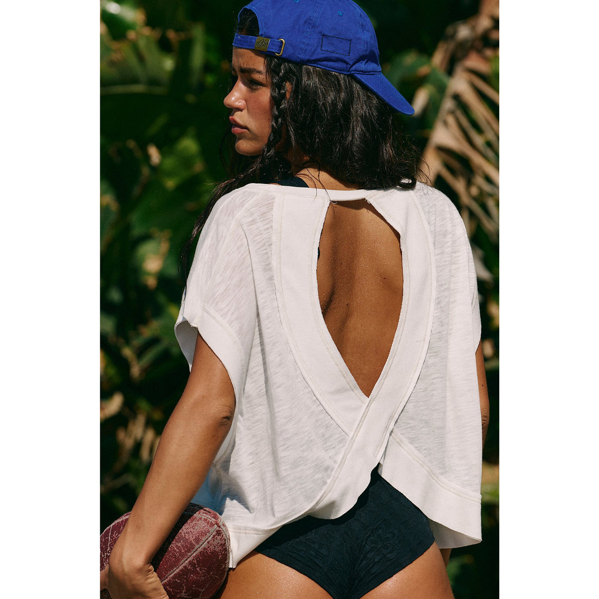 Free People Movement Womens My Time Tee - White