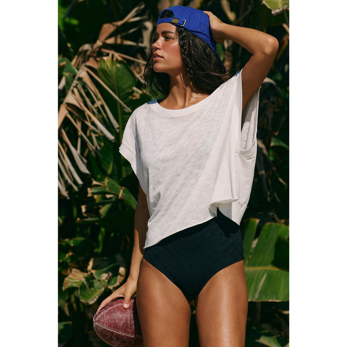 Free People Movement Womens My Time Tee - White